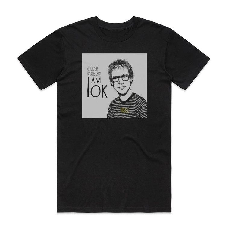 Oliver Koletzki I Am Ok Album Cover T-Shirt Black