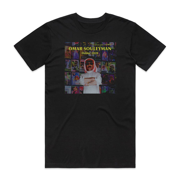 Omar Souleyman Dabke 2020 Album Cover T-Shirt Black