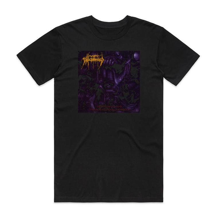 Phlebotomized Devoted To God Preach Eternal Gospels Album Cover T-Shirt Black