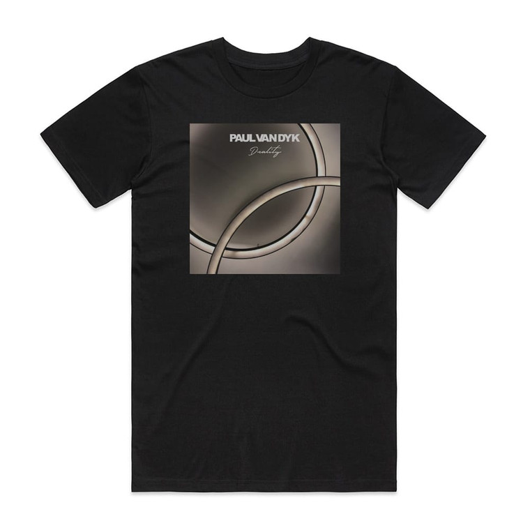 Paul van Dyk Duality Album Cover T-Shirt Black Paul van Dyk Duality Album Cover T-Shirt Black