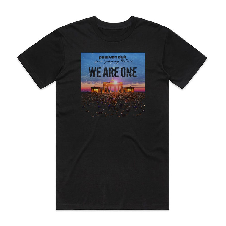 Paul van Dyk We Are One Album Cover T-Shirt Black