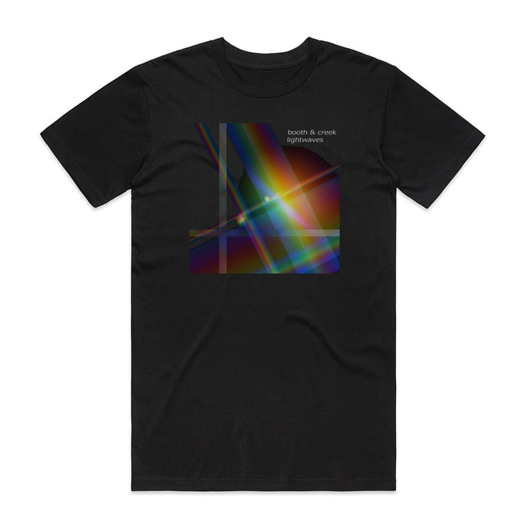 Phil Booth Lightwaves Album Cover T-Shirt Black