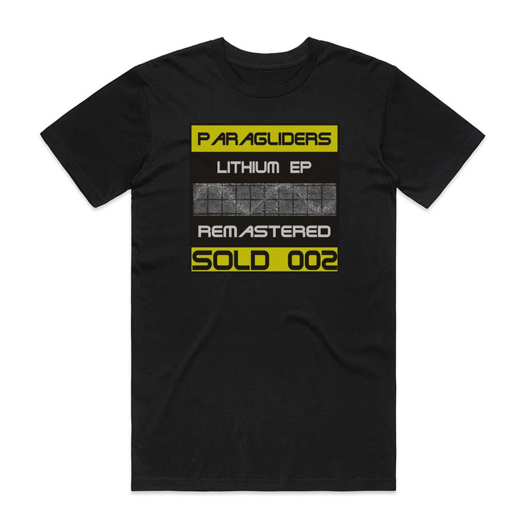 Paragliders Lithium Album Cover T-Shirt Black