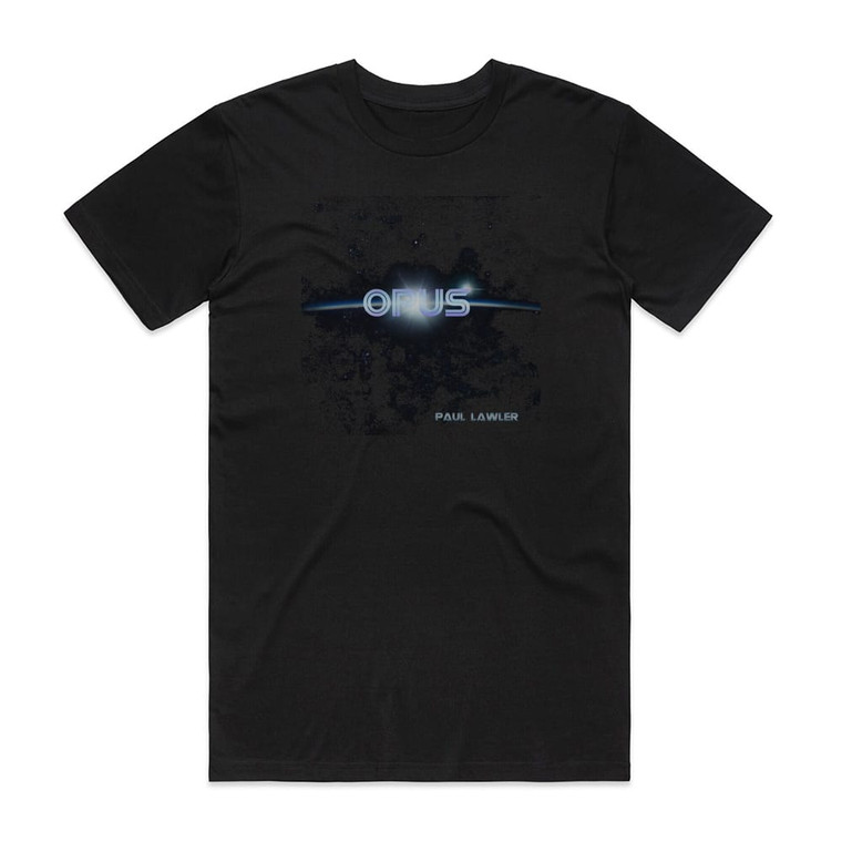 Paul Lawler Opus Album Cover T-Shirt Black
