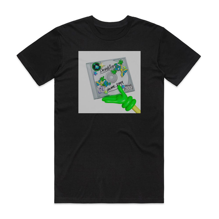 Planet 1999 Devotion Album Cover T-Shirt Black