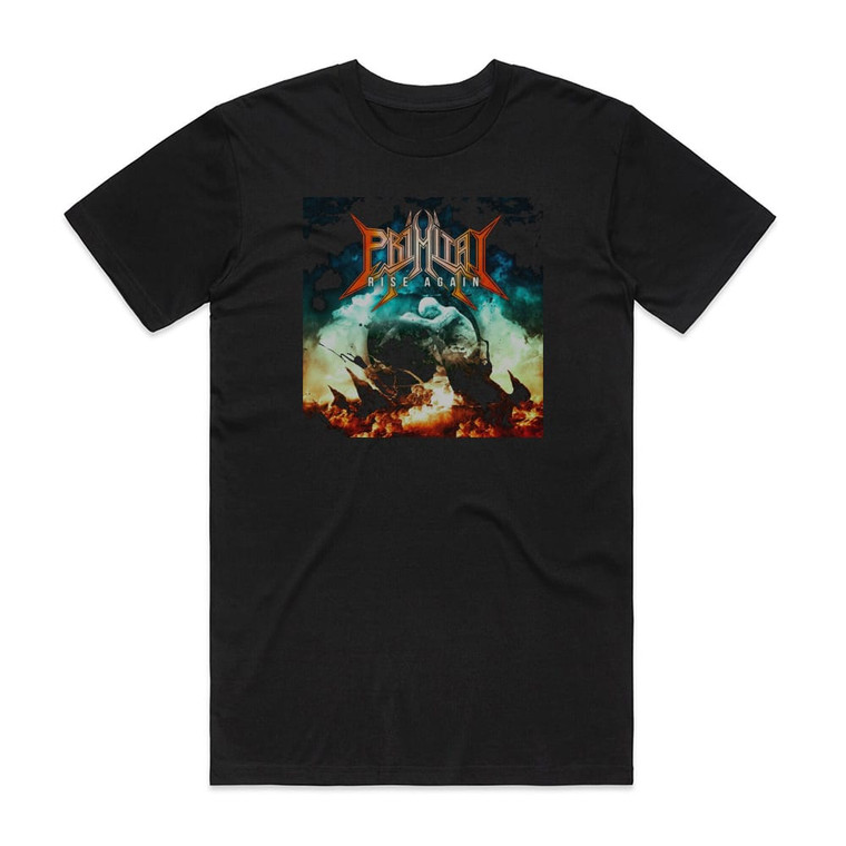 Primitai Rise Again Album Cover T-Shirt Black