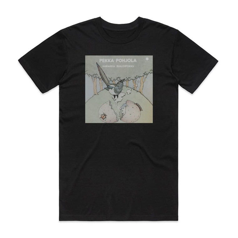 Pekka Pohjola Harakka Bialoipokku Album Cover T-Shirt Black