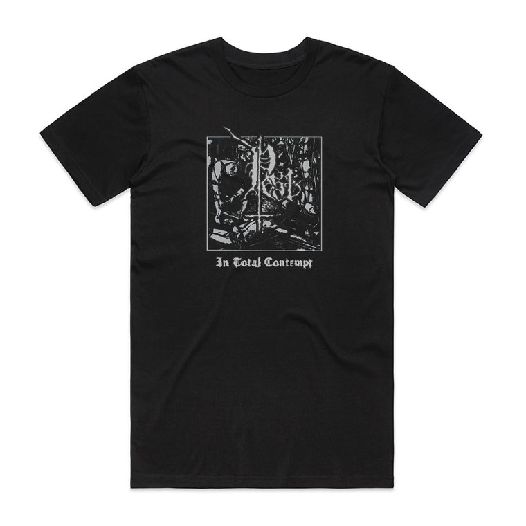 Pest In Total Contempt Album Cover T-Shirt Black