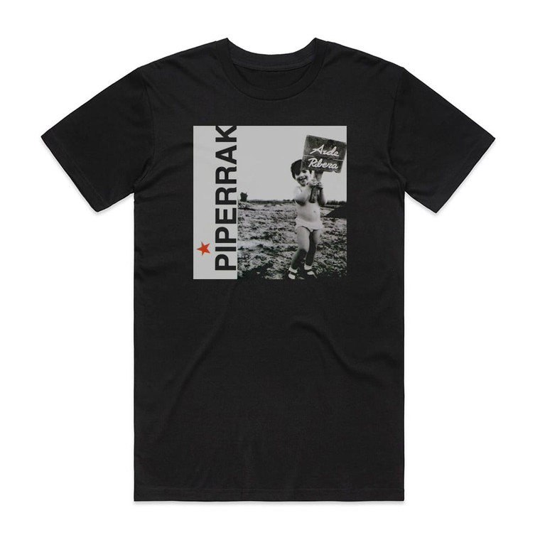 Piperrak Arde Ribera Album Cover T-Shirt Black