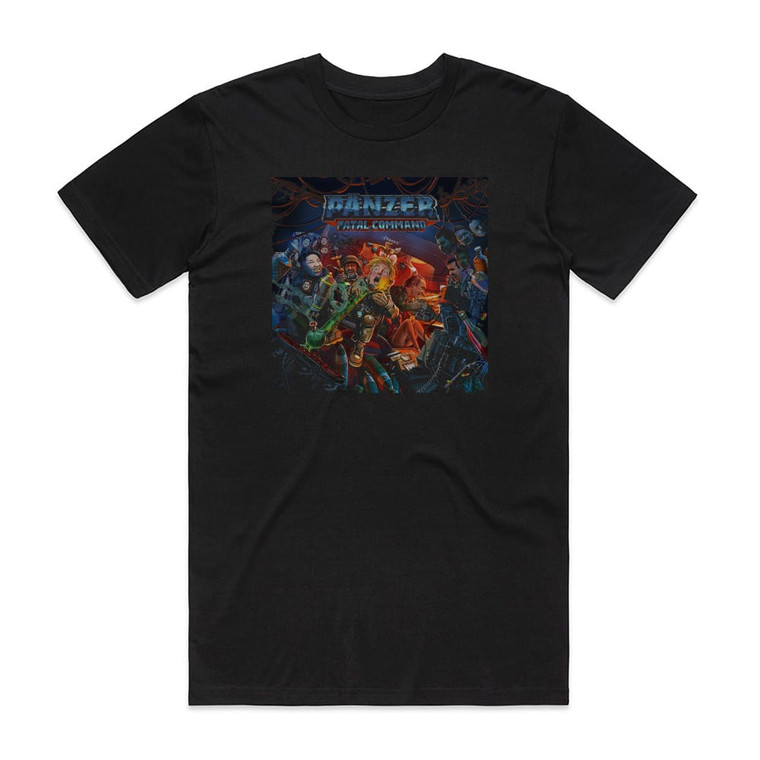 Panzer Fatal Command Album Cover T-Shirt Black