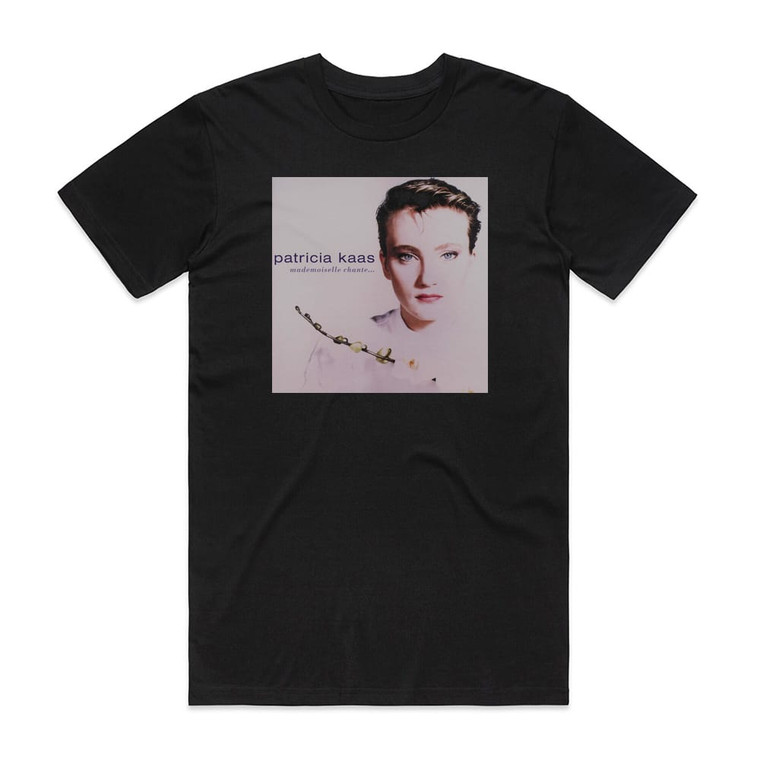 Patricia Kaas Mademoiselle Chante Album Cover T-Shirt Black