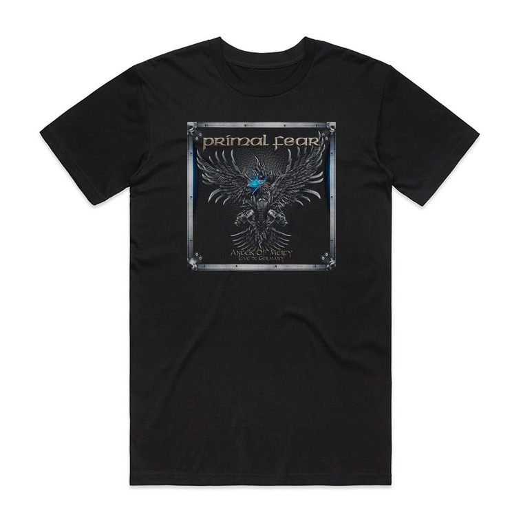 Primal Fear Angels Of Mercy Live In Germany Album Cover T-Shirt Black