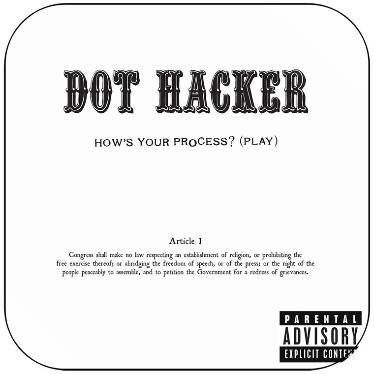 Dot Hacker Hows Your Process Play Album Cover Sticker