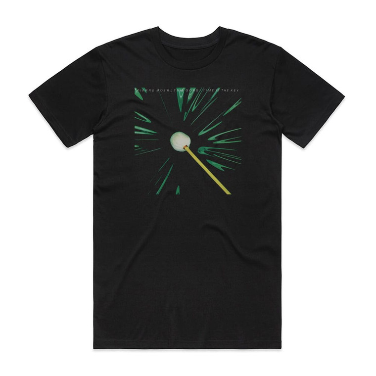 Pierre Moerlens Gong Time Is The Key Album Cover T-Shirt Black