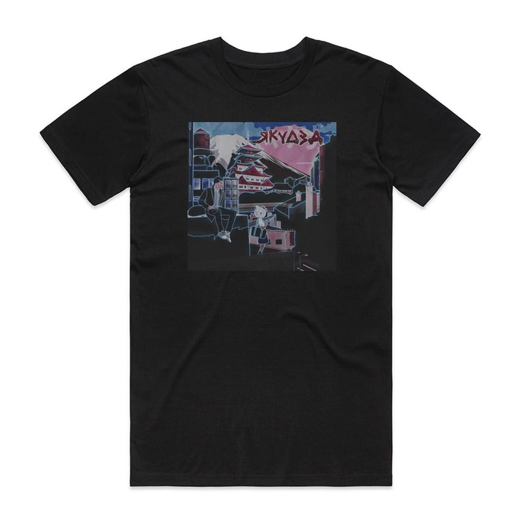 playingtheangel Yakuza Album Cover T-Shirt Black
