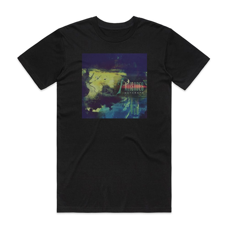 Palisades Outcasts Album Cover T-Shirt Black