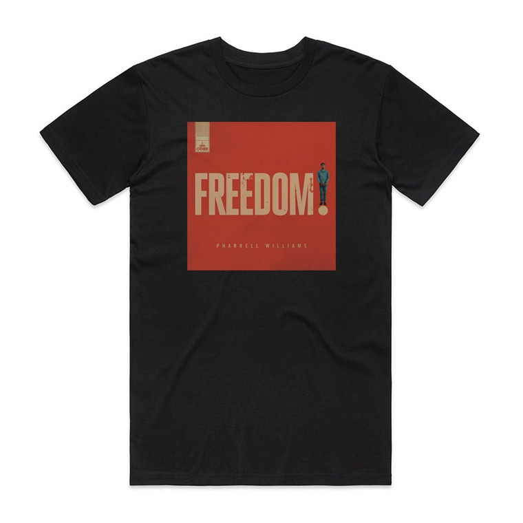 Pharrell Williams Freedom Album Cover T-Shirt Black