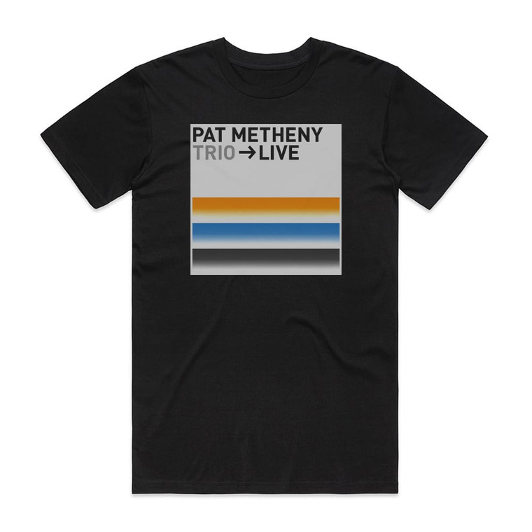Pat Metheny Trio Trio Live Album Cover T-Shirt Black