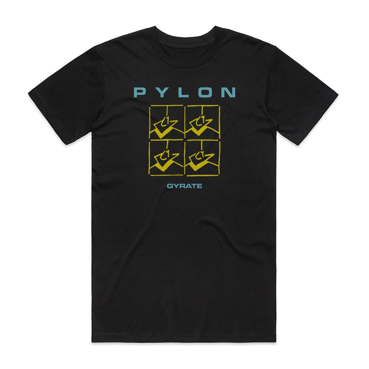 Pylon Gyrate Album Cover T-Shirt Black