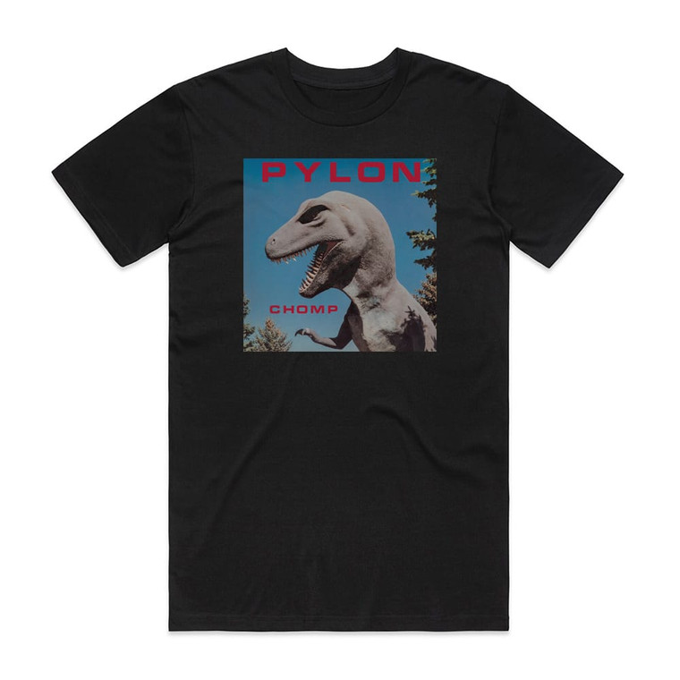 Pylon Chomp Album Cover T-Shirt Black