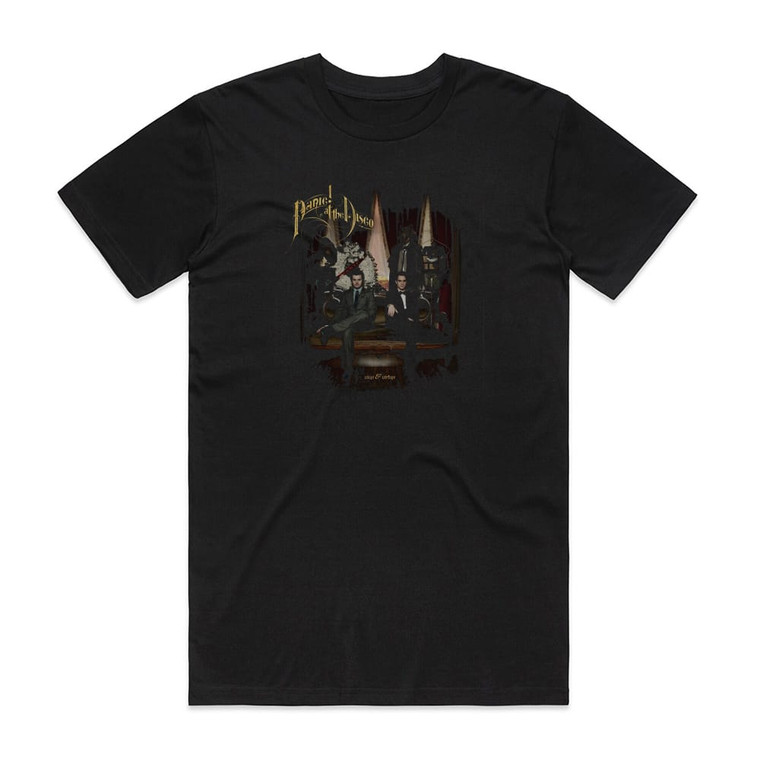 Panic at the Disco Vices Virtues Album Cover T-Shirt Black