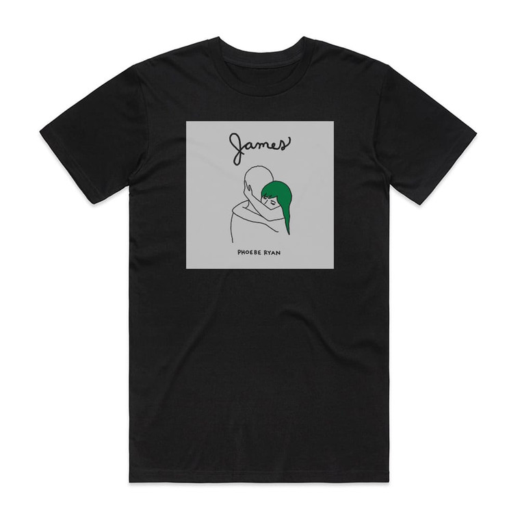 Phoebe Ryan James Album Cover T-Shirt Black