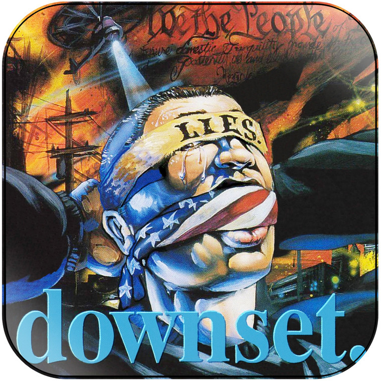 downset Downset Album Cover Sticker