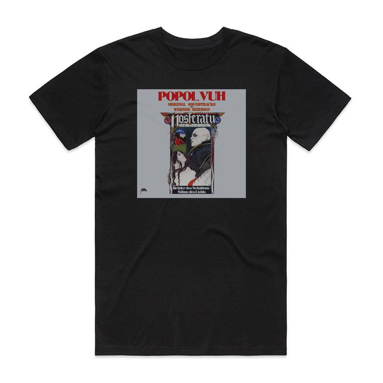 Popol Vuh Nosferatu 2 Album Cover T-Shirt Black