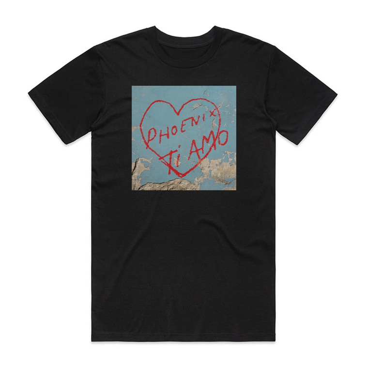 Phoenix Ti Amo Album Cover T-Shirt Black
