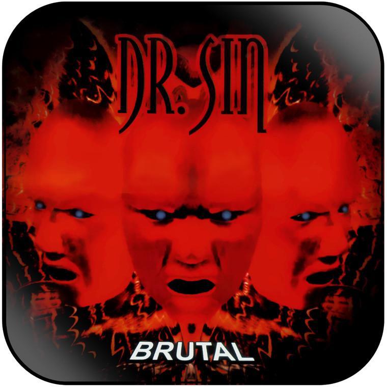 Dr Sin Brutal-2 Album Cover Sticker