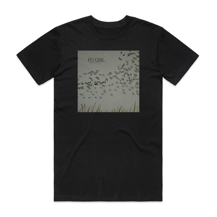 Po Girl Home To You Album Cover T-Shirt Black