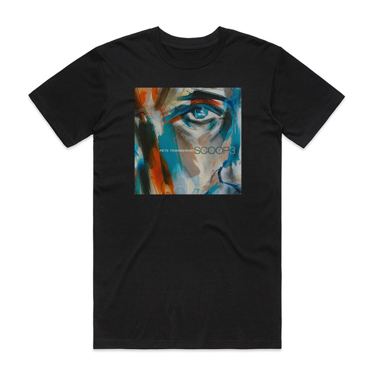 Pete Townshend Scoop 3 Album Cover T-Shirt Black