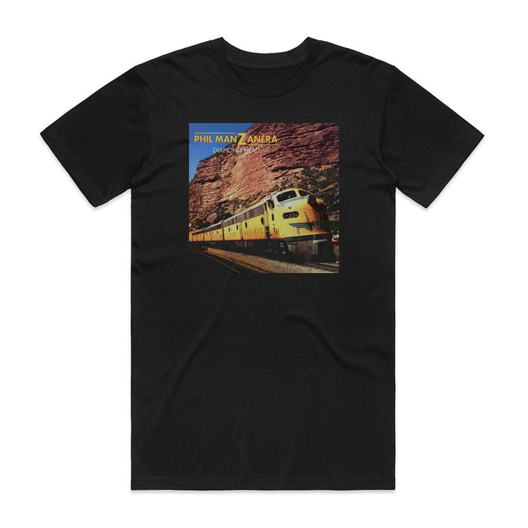 Phil Manzanera Diamond Head Album Cover T-Shirt Black