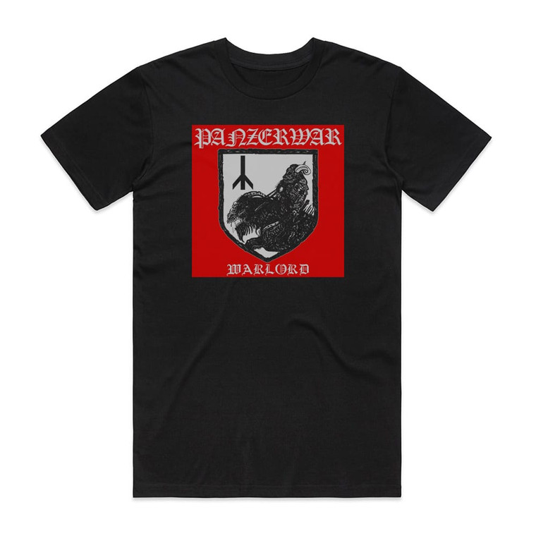 Panzerwar Warlord Album Cover T-Shirt Black