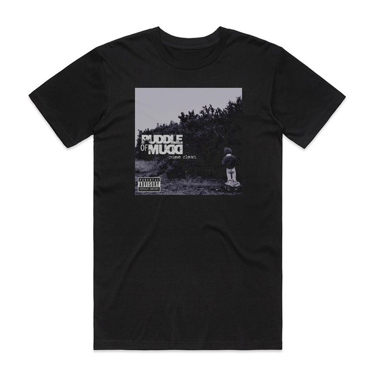 Puddle of Mudd Come Clean Album Cover T-Shirt Black