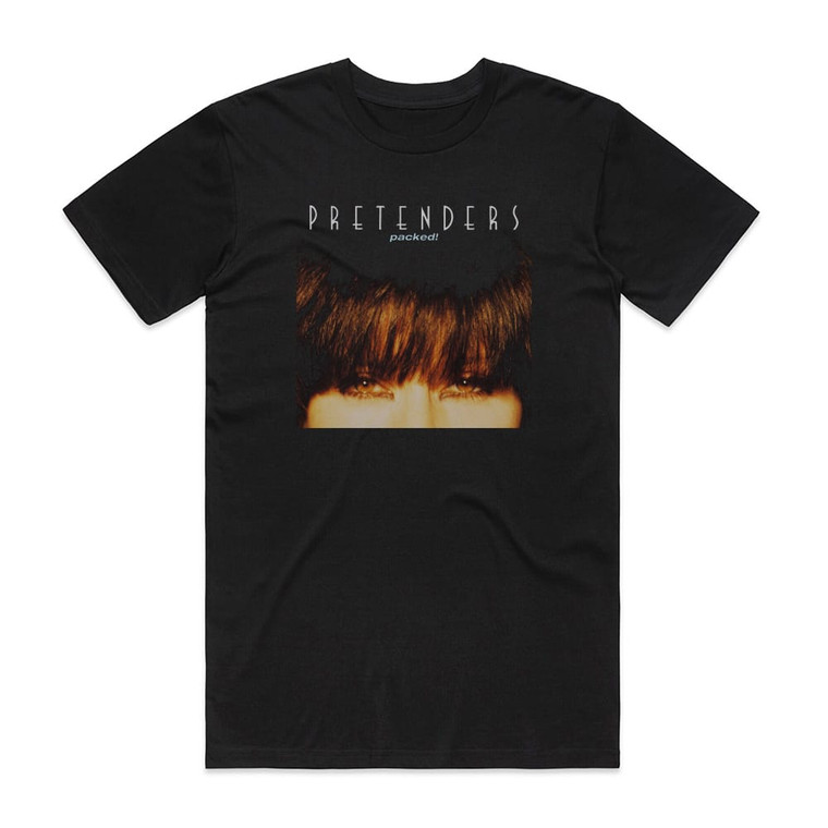 Pretenders Packed Album Cover T-Shirt Black