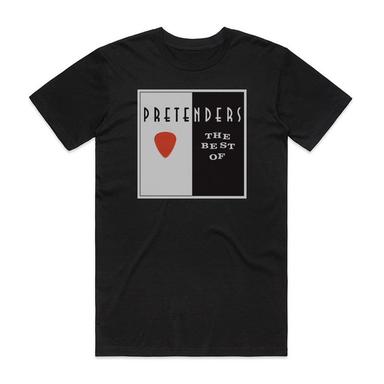 Pretenders The Best Of Pretenders Album Cover T-Shirt Black