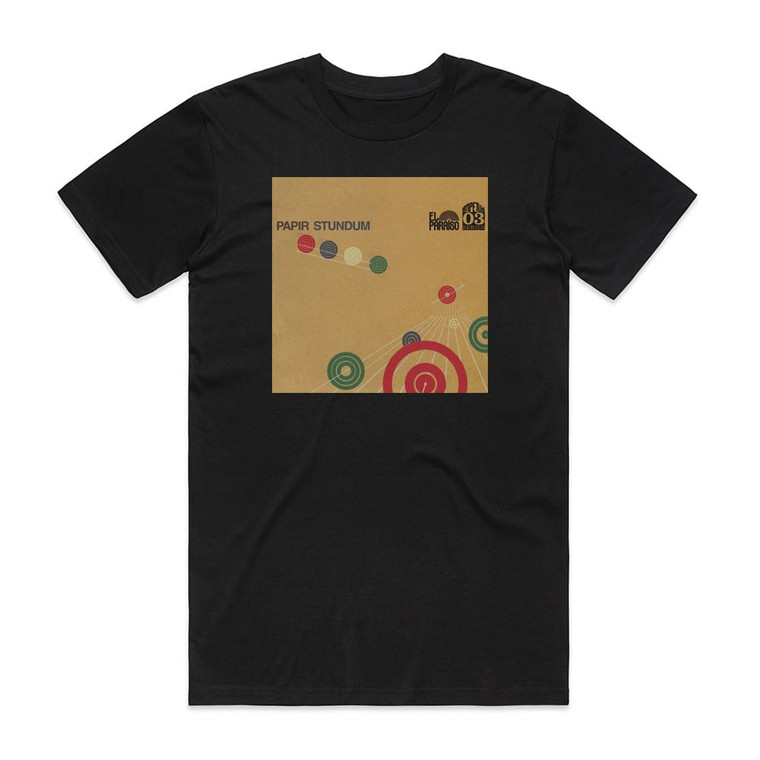 Papir Stundum 1 Album Cover T-Shirt Black