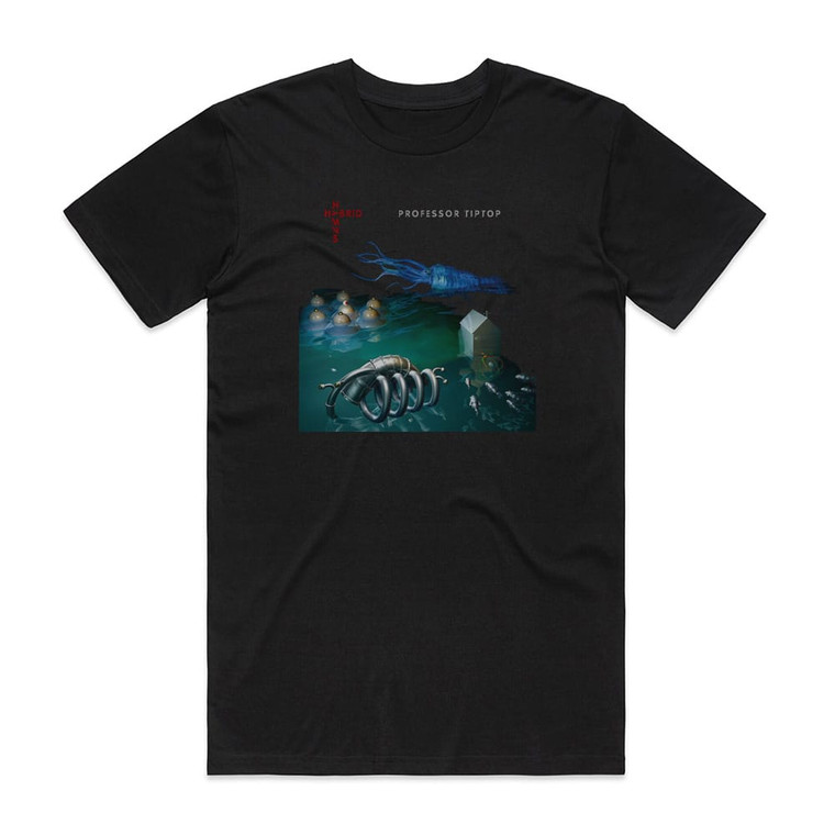 Professor Tip Top Hybrid Hymns Album Cover T-Shirt Black