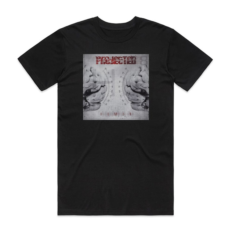 Projected Human Album Cover T-Shirt Black