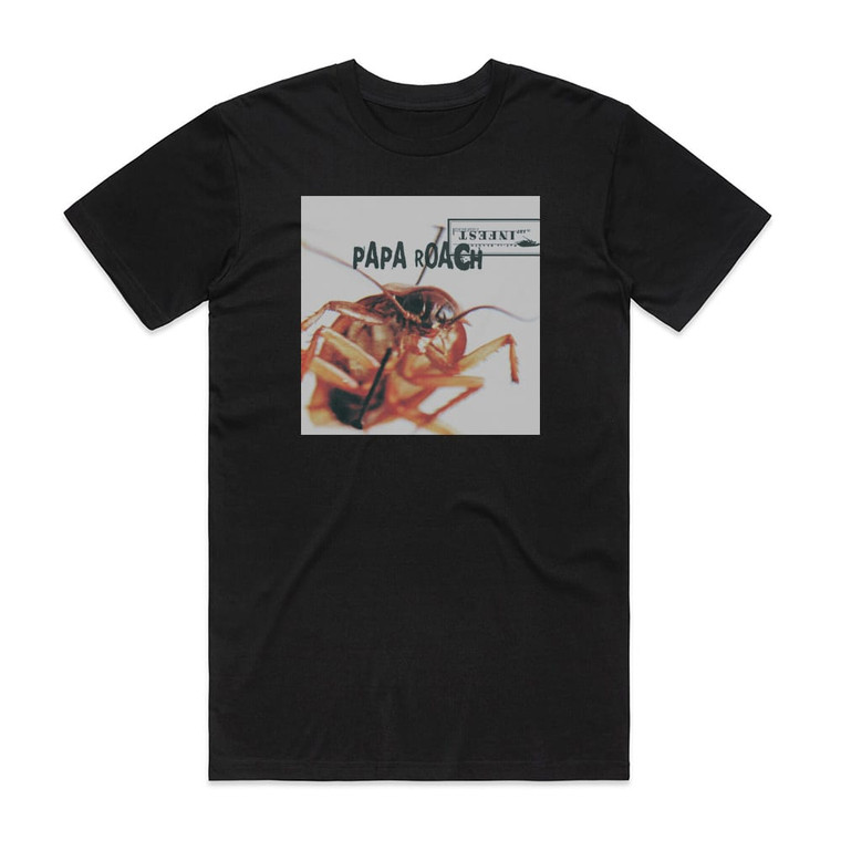 Papa Roach Infest Album Cover T-Shirt Black