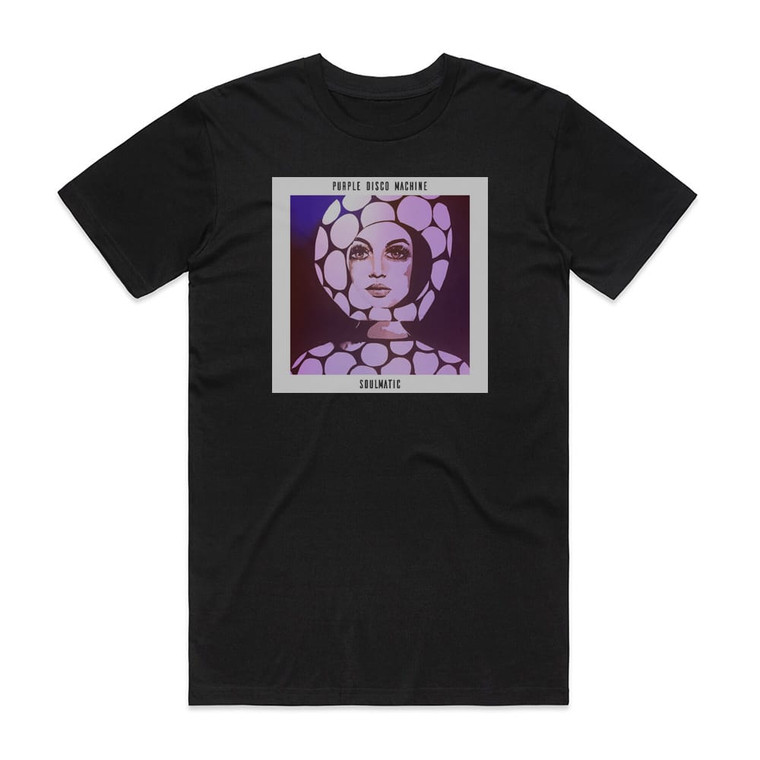 Purple Disco Machine Soulmatic Album Cover T-Shirt Black