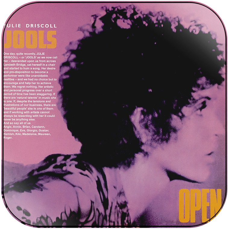 Julie Driscoll Brian AugerThe  and Trinity Open Album Cover Sticker