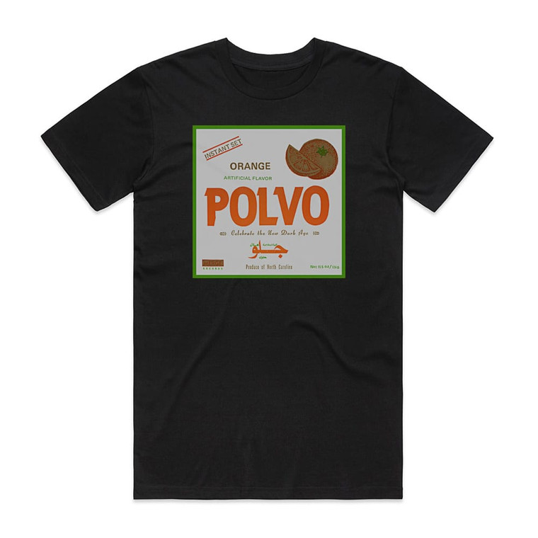 Polvo Celebrate The New Dark Age 1 Album Cover T-Shirt Black Polvo Celebrate The New Dark Age 1 Album Cover T-Shirt Black