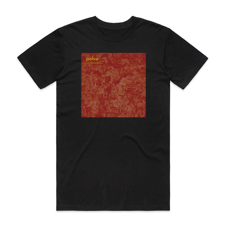 Polvo Todays Active Lifestyles 1 Album Cover T-Shirt Black