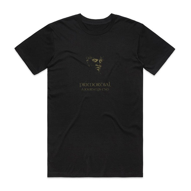 Primordial A Journeys End 2 Album Cover T-Shirt Black