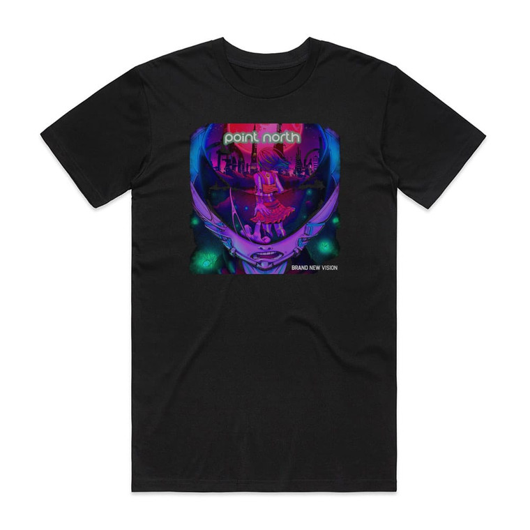 Point North Brand New Vision Album Cover T-Shirt Black