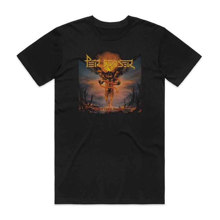Persuader When Eden Burns Album Cover T-Shirt Black