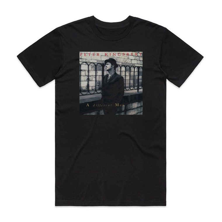 Peter Kingsbery A Different Man Album Cover T-Shirt Black