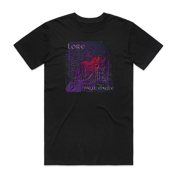 Paul Nagle Lore Album Cover T-Shirt Black